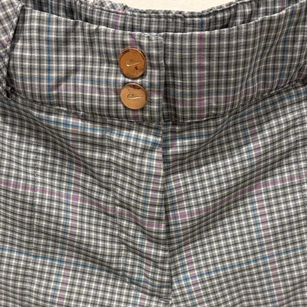 Nike Women's Gray Checkered Chinos - Picture 6 of 6